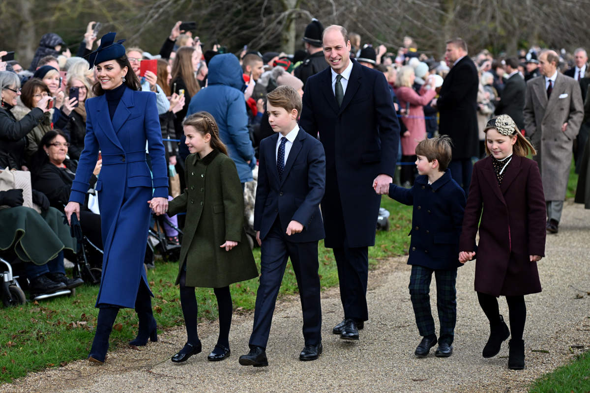 Kate y Guillermo con sus hijos