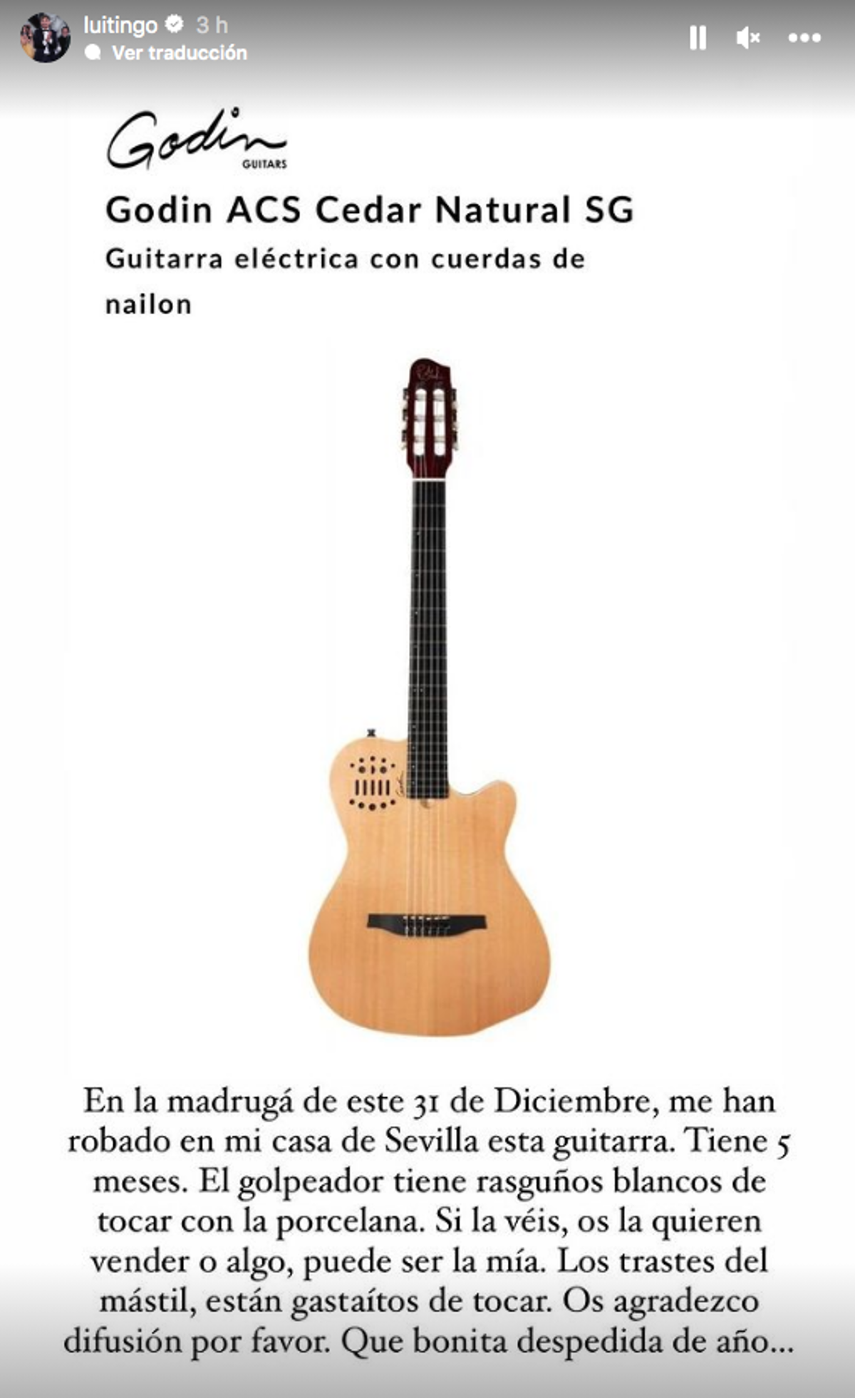 Guitarra Luitingo