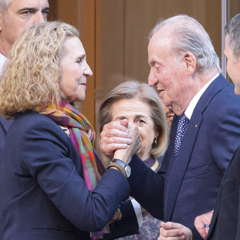 Infanta Elena y don Juan Carlos