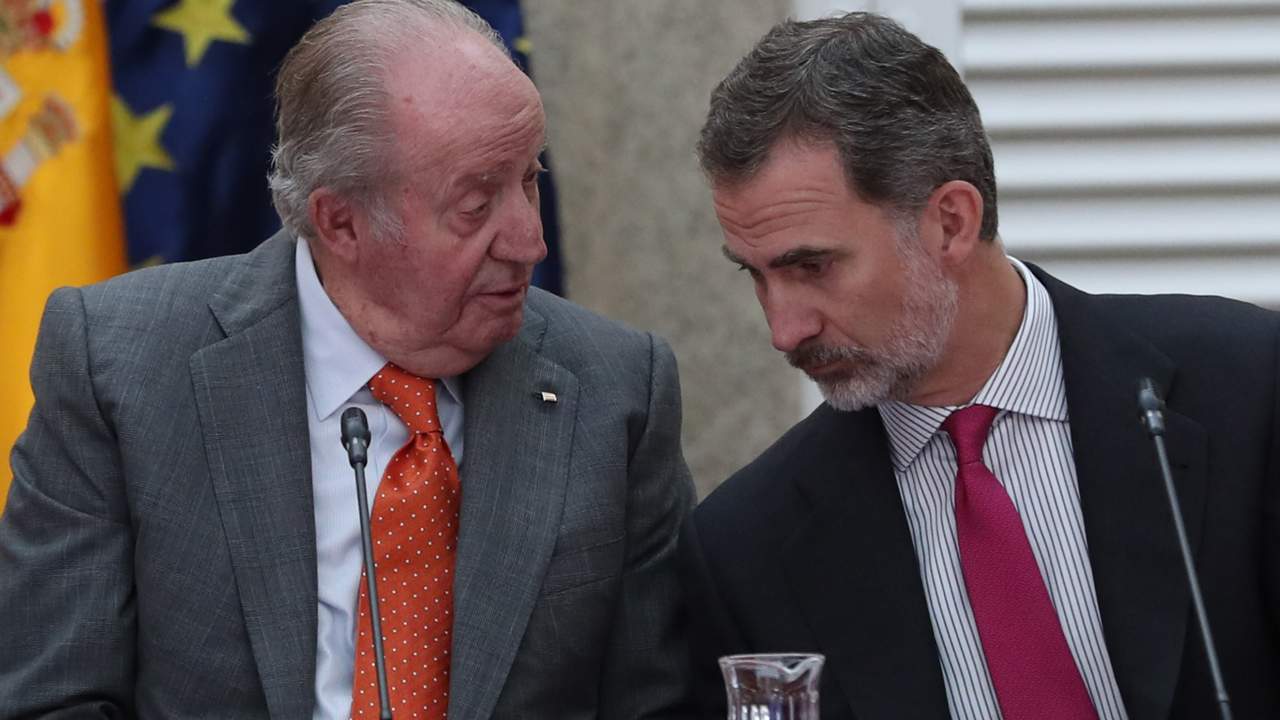 Juan Carlos I y Felipe VI