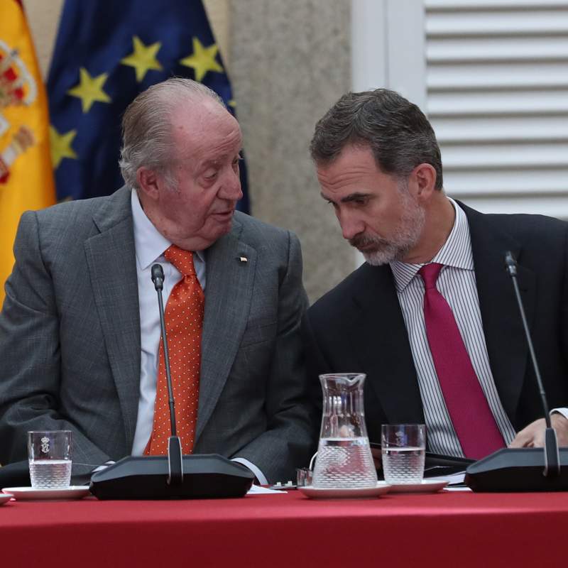 Juan Carlos I y Felipe VI