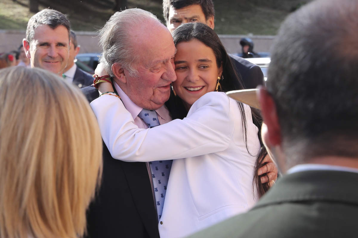 Rey Juan Carlos y Victoria Federica