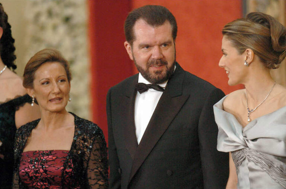 Letizia, con sus padres