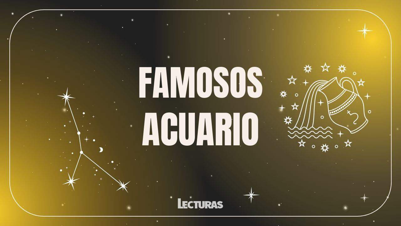 Famosos que no sabías que son Acuario