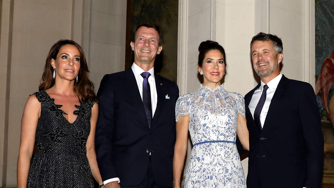 Marie, Joaquín, Mary y Federico de Dinamarca