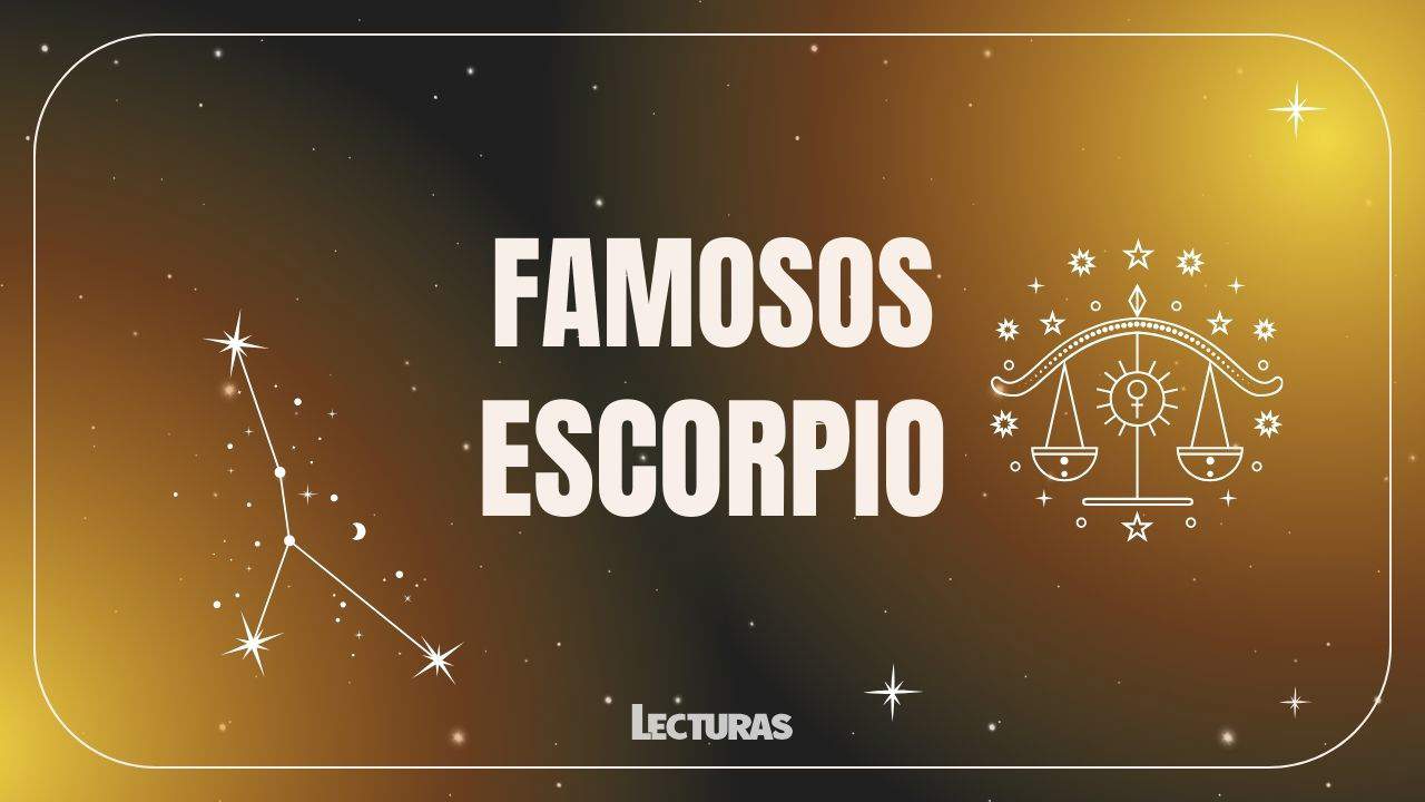 Famosos que no sabías que son Escorpio