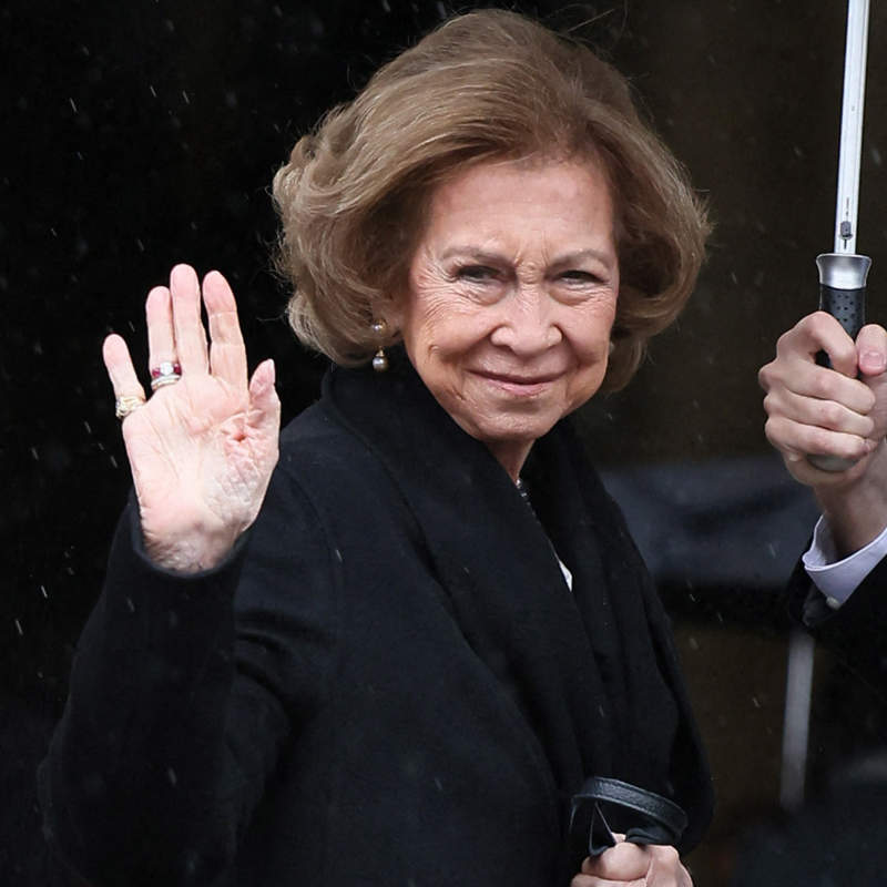 La reina Sofía acude al funeral de Víctor Manuel de Saboya en Turín, gran enemigo de Juan Carlos I