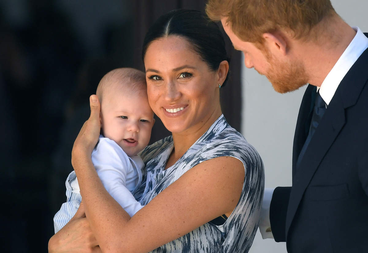 Duques de Sussex con su hijo Archie 