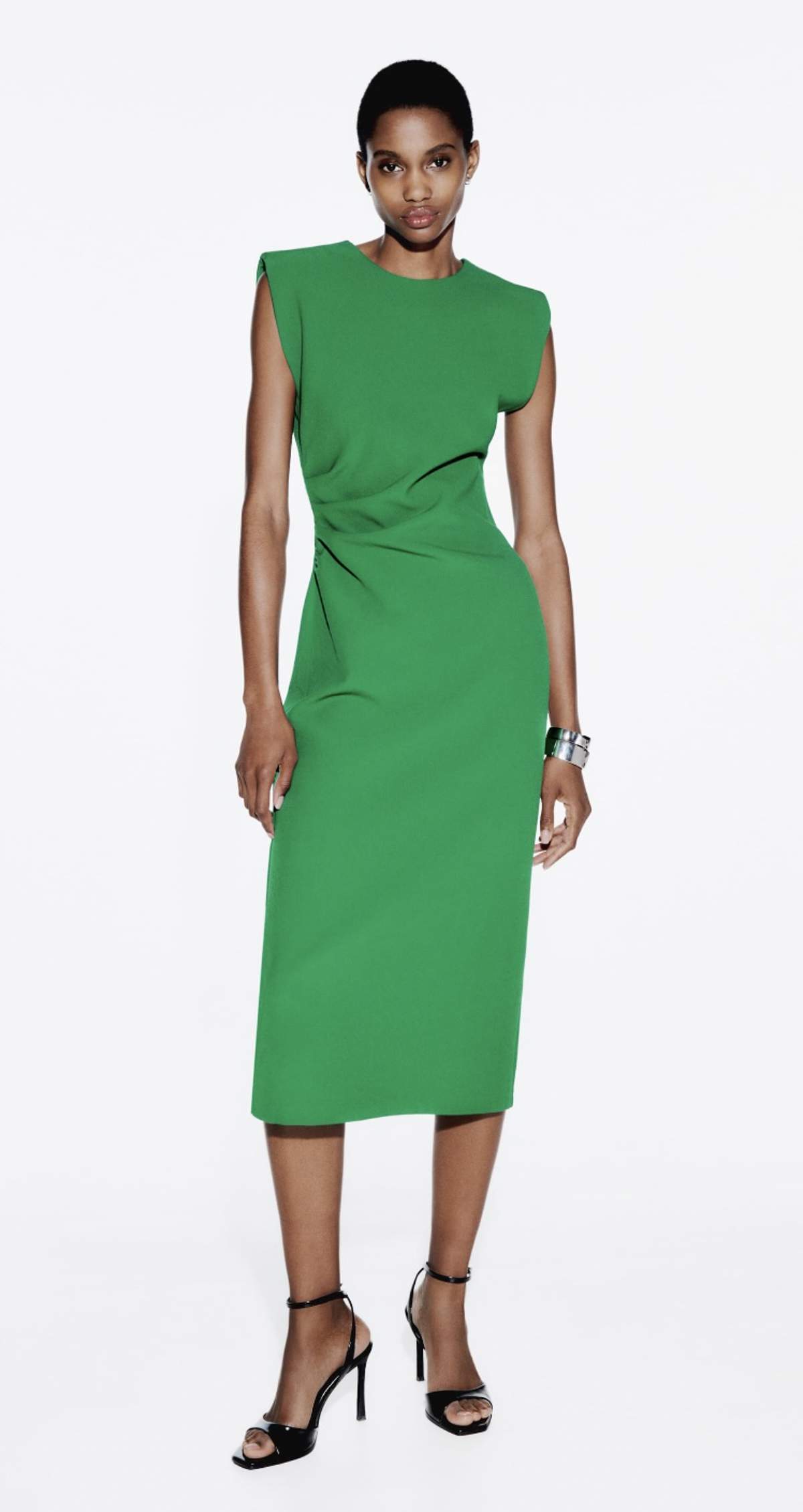 Vestido verde de Zara