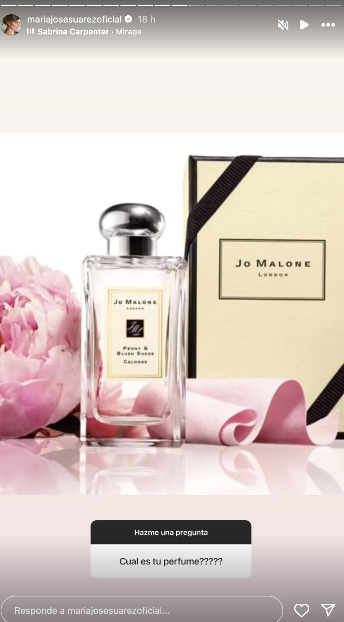 Perfume de María José Suárez