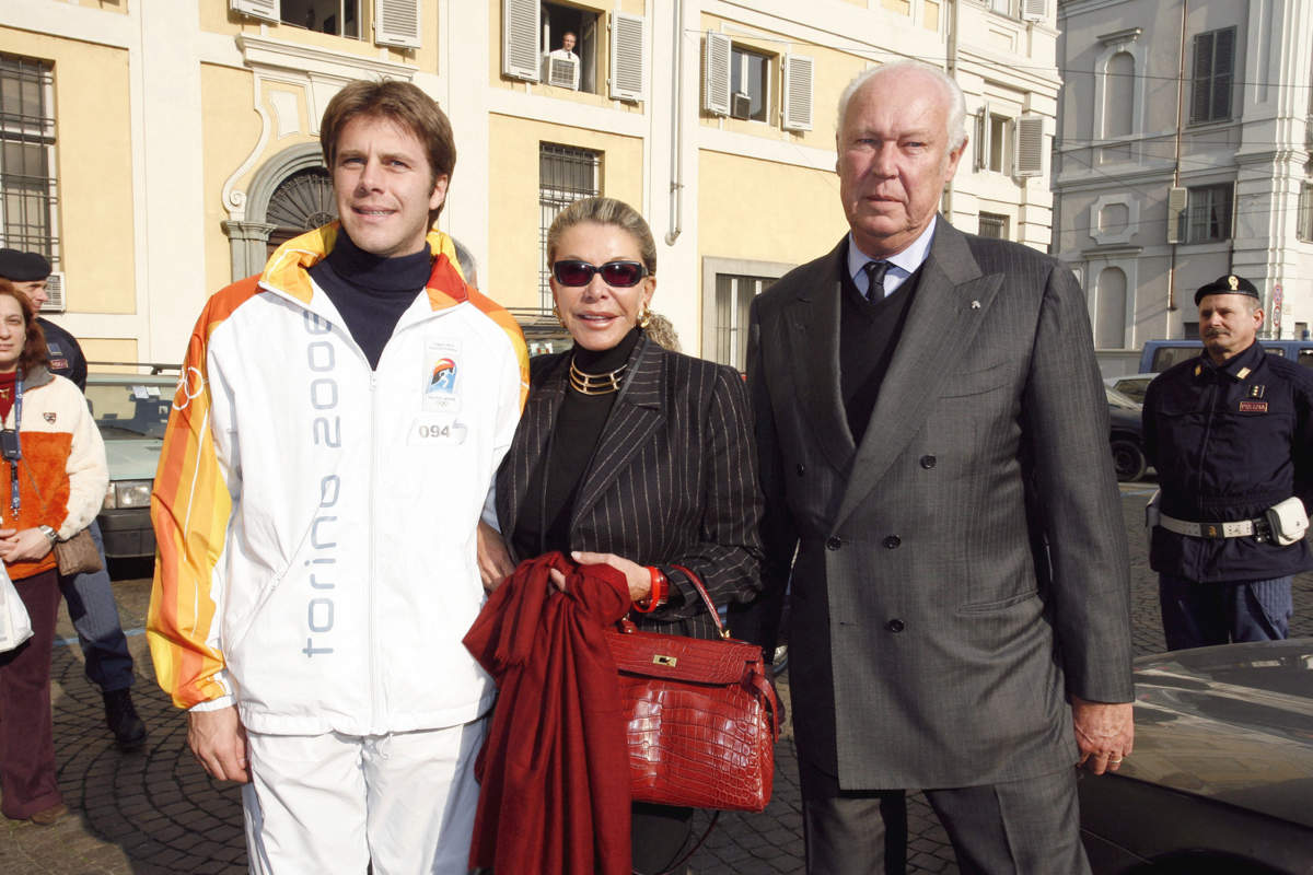 Manuel Filiberto, con sus padres