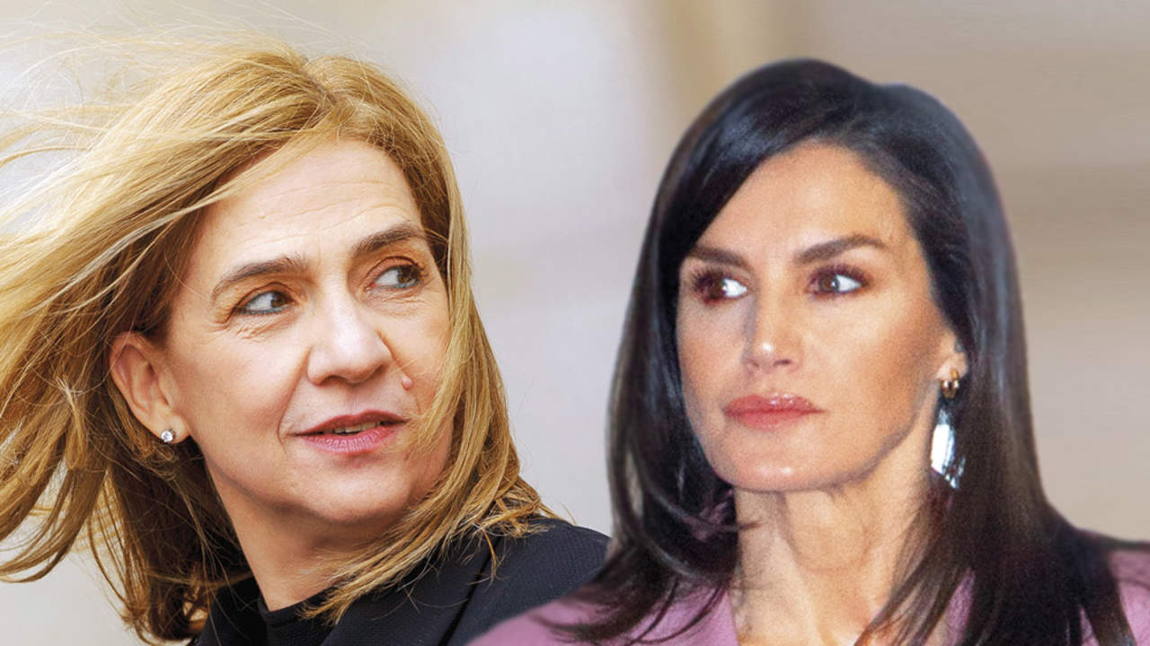 Collage Letizia y Cristina de Borbón