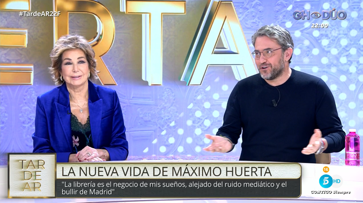 Máximo Huerta y Ana Rosa Quintana
