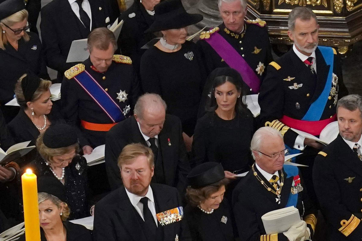 Letizia, Felipe, Juan Carlos y Sofía