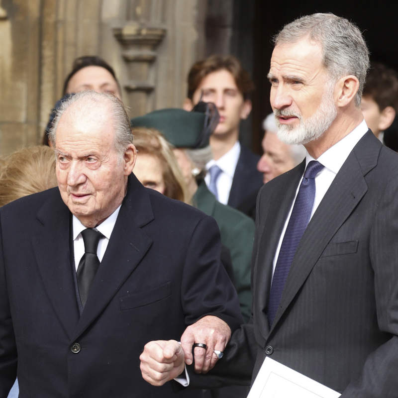 don Juan Carlos y Felipe