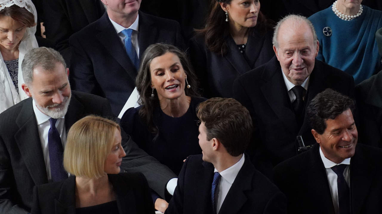 Felipe, Letizia y Juan Carlos