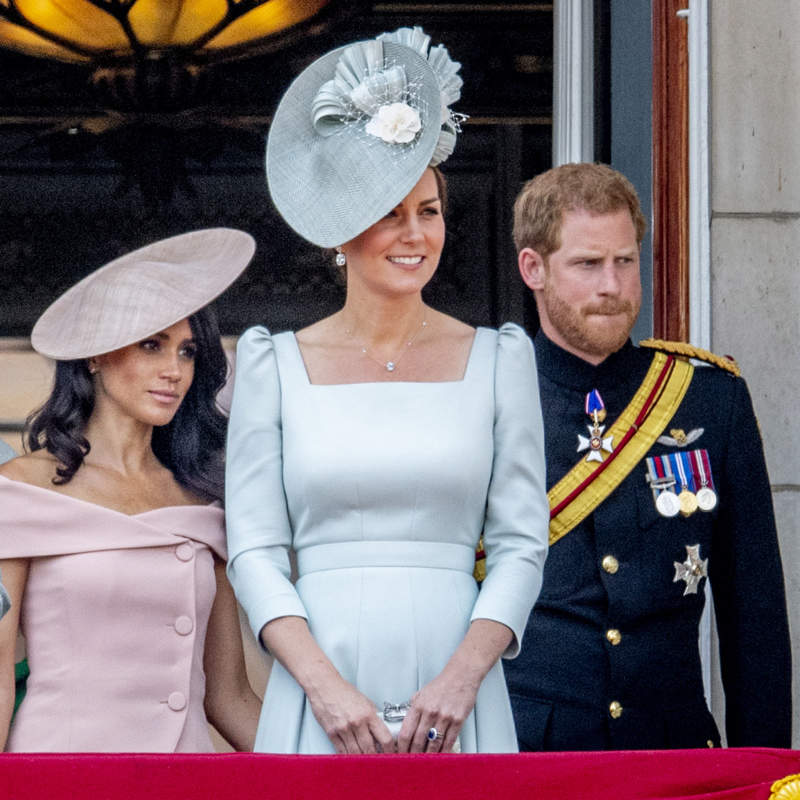 Meghan Markle, Kate Middleton y príncipe Harry