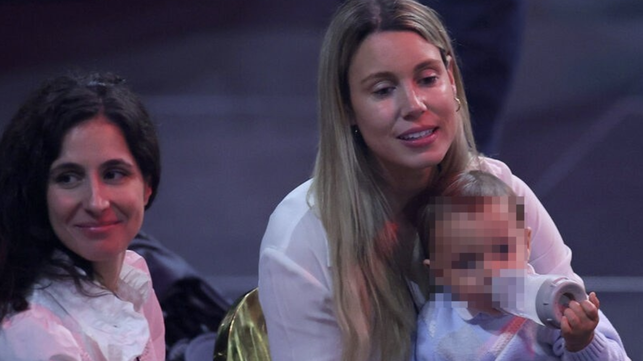 Xisca Perelló y su hijo Rafa Jr, los mayores fans de Nadal en su partido contra Carlos Alcaraz