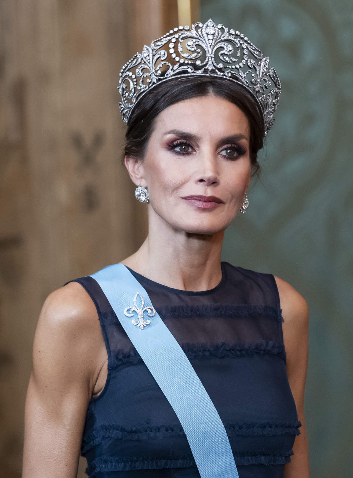 Letizia tiara Flor de Lis