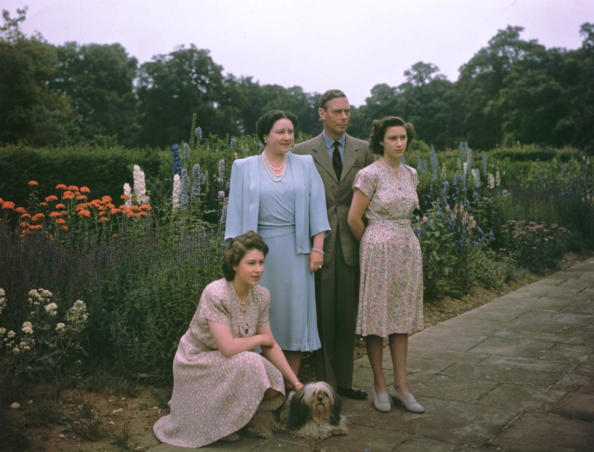 Jorge VI y sus hijas