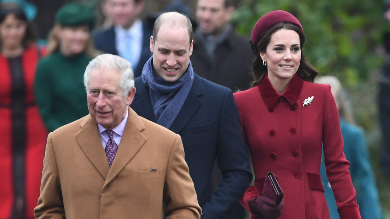 Carlos III, Guillermo y Kate