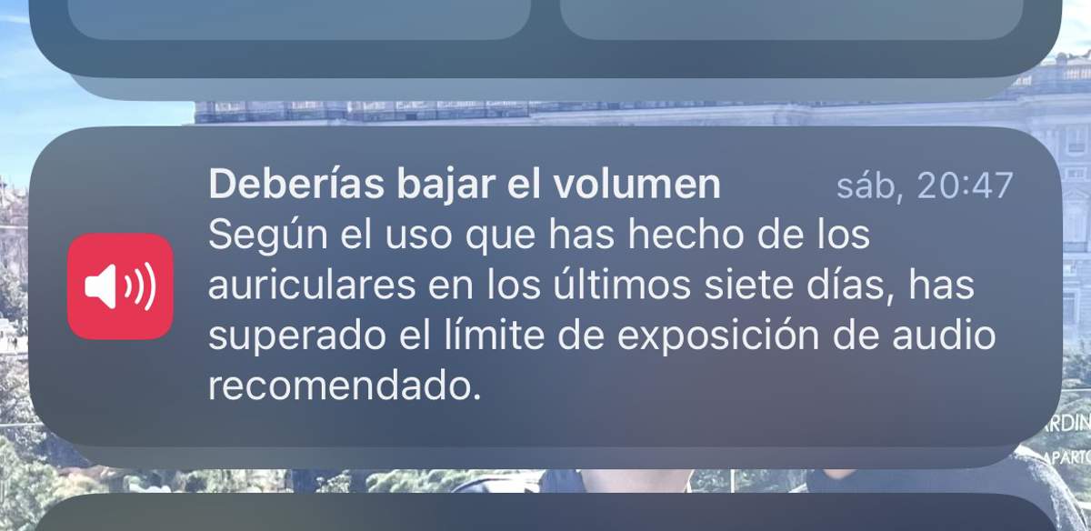 Notificación auriculares