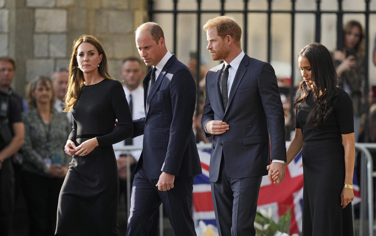 Príncipe Guillermo, príncipe Harry, Meghan Markle y Kate Middleton