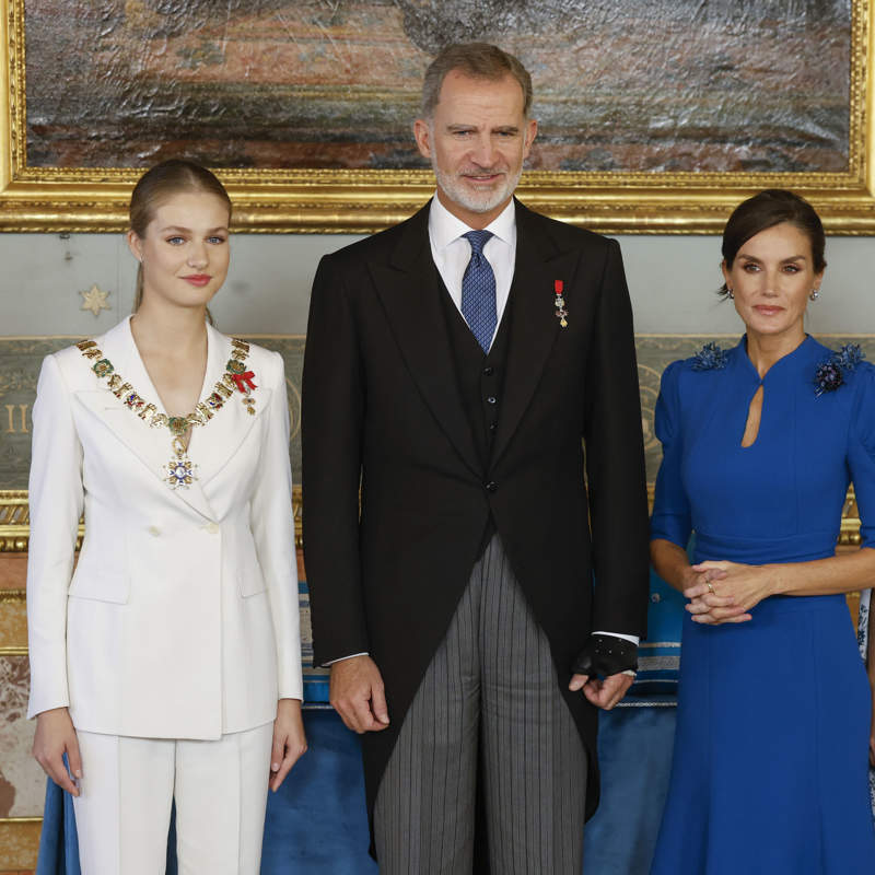 Felipe VI, Letizia, Leonor y Sofía