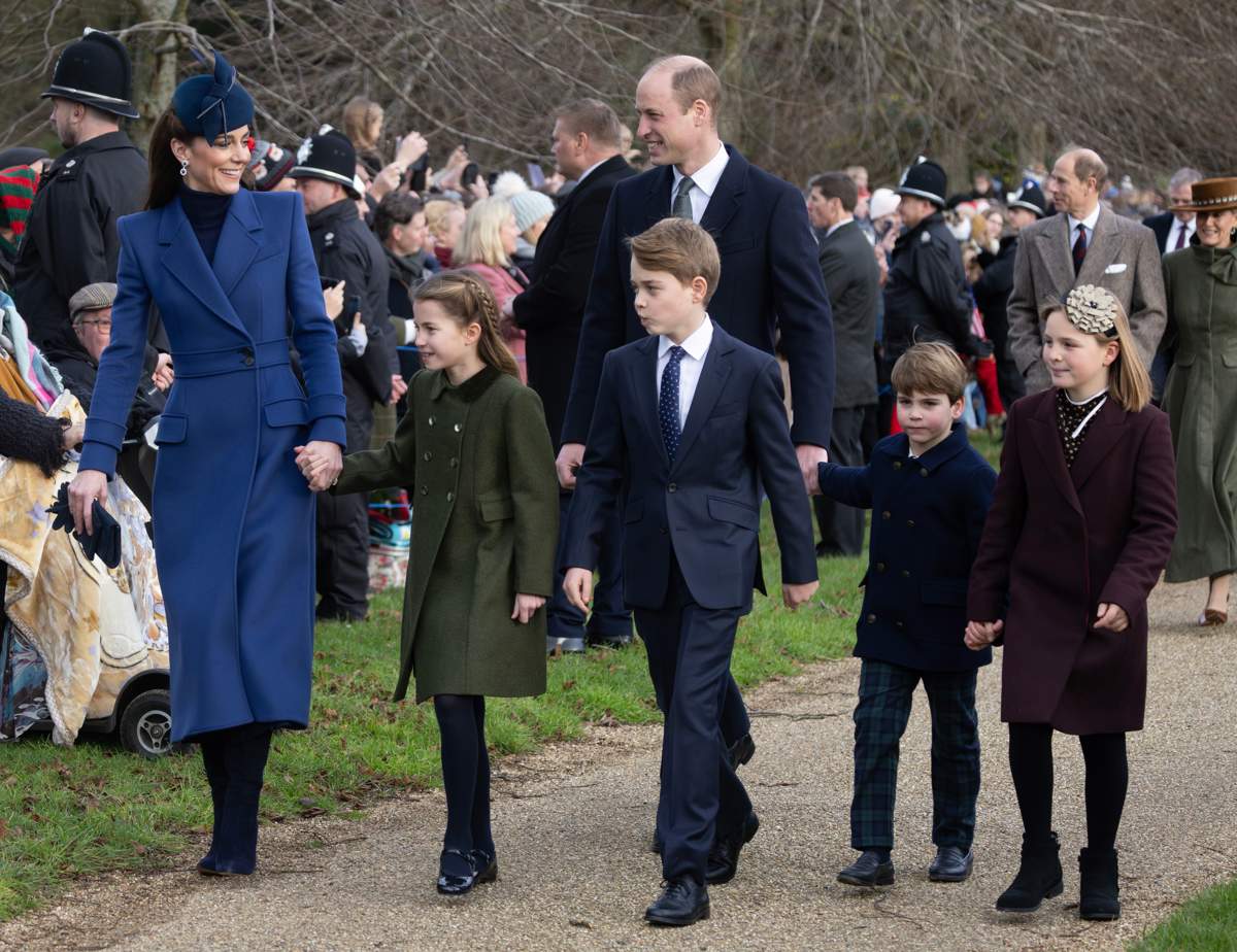 Kate Middleton, Guillermo y sus hijos