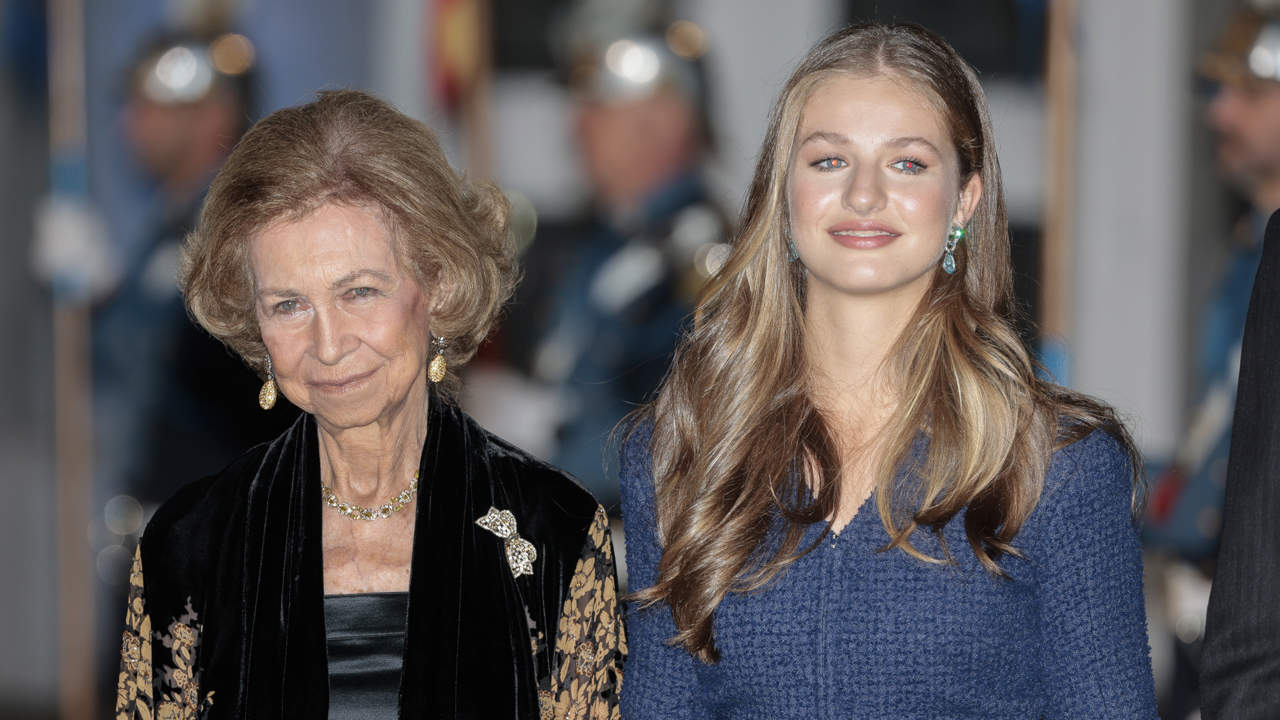 Sale a la luz el bonito gesto de la princesa Leonor con su abuela la reina Sofía durante su ingreso hospitalario