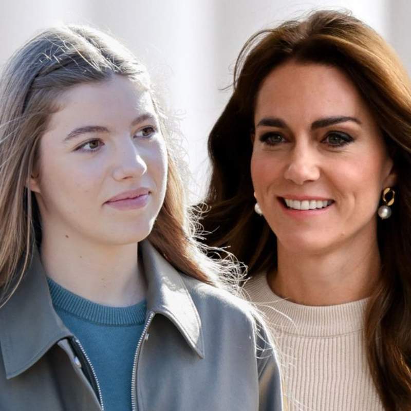 Infanta Sofía y Kate Middleton