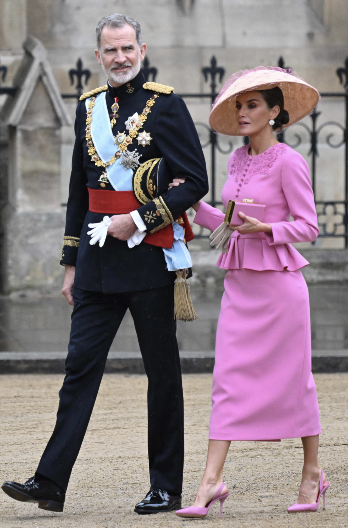 Felipe y Letizia Coronación Carlos III