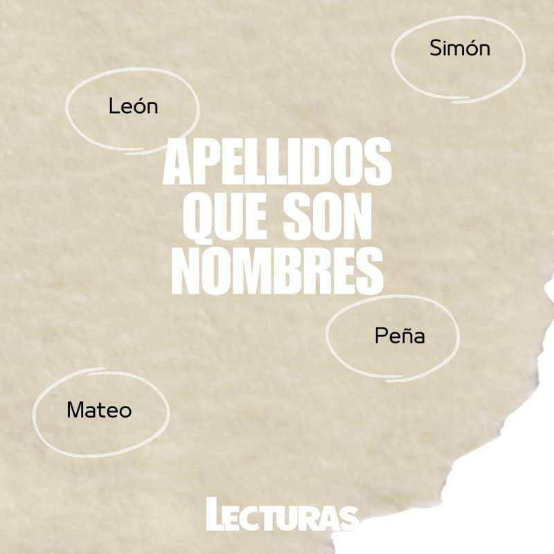 30 apellidos españoles que también son nombres propios