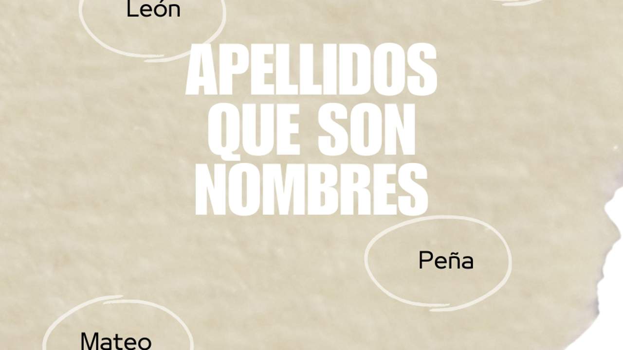 30 apellidos españoles que también son nombres propios