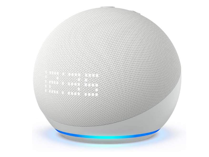 Echo Dot con reloj, altavoz inteligente con Alexa