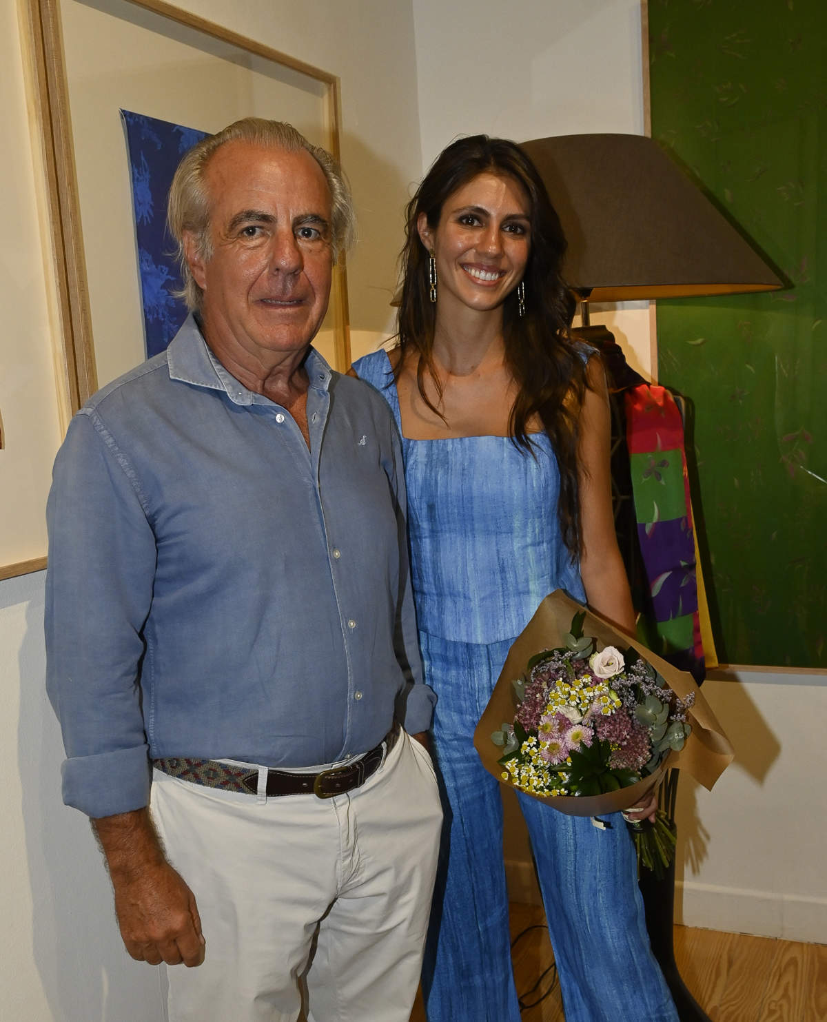 Ana Cristina Portillo y su padre