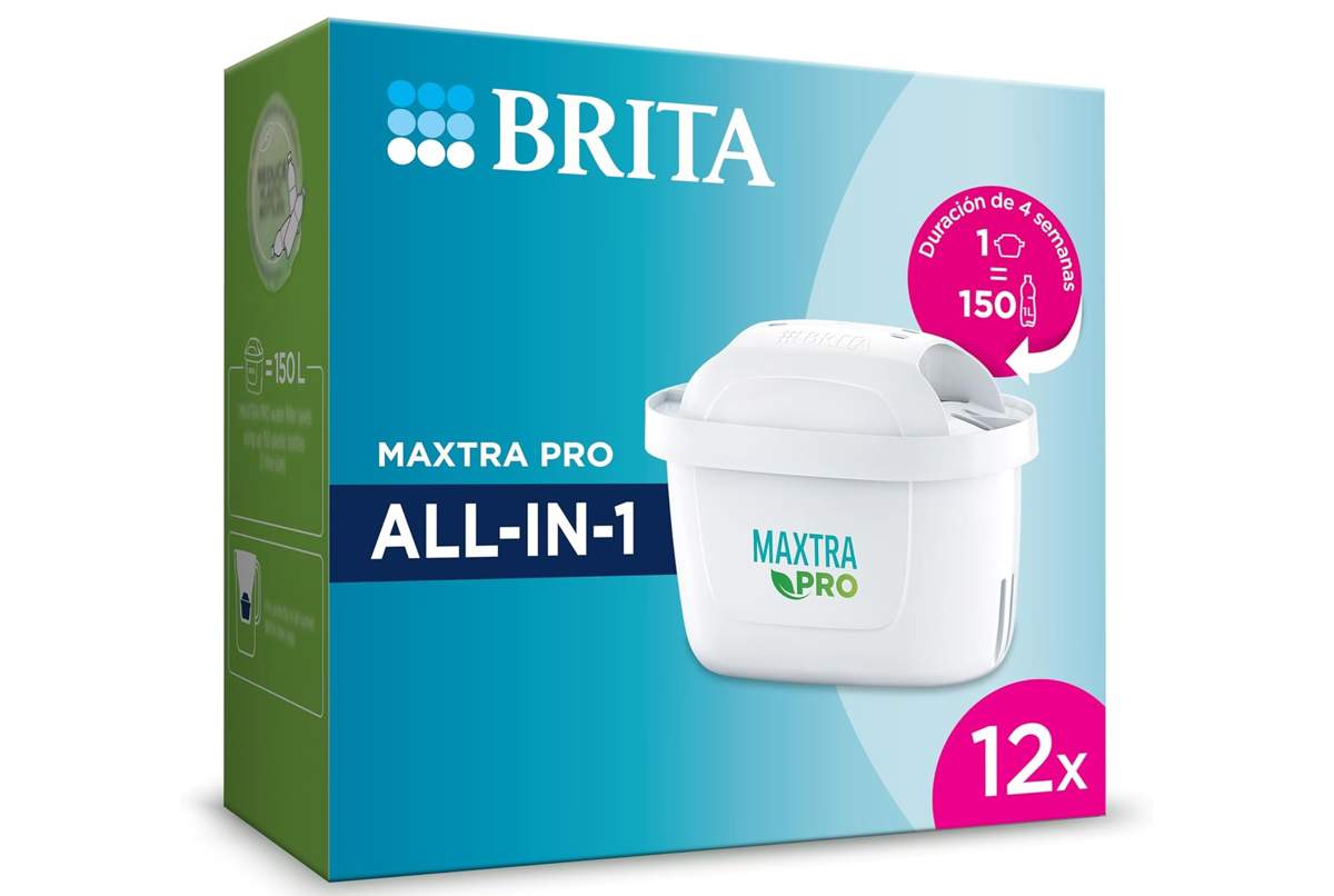 BRITA Cartucho de filtro de agua MAXTRA PRO All-in-1 pack 12