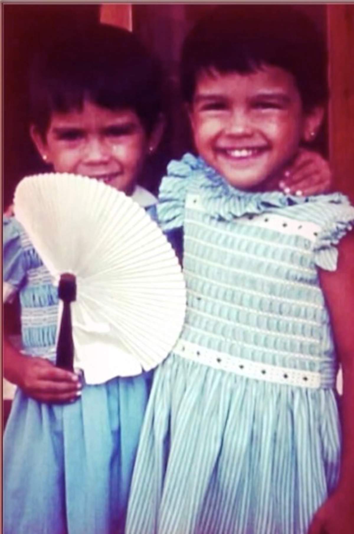 Marta Hidalgo y su hermana