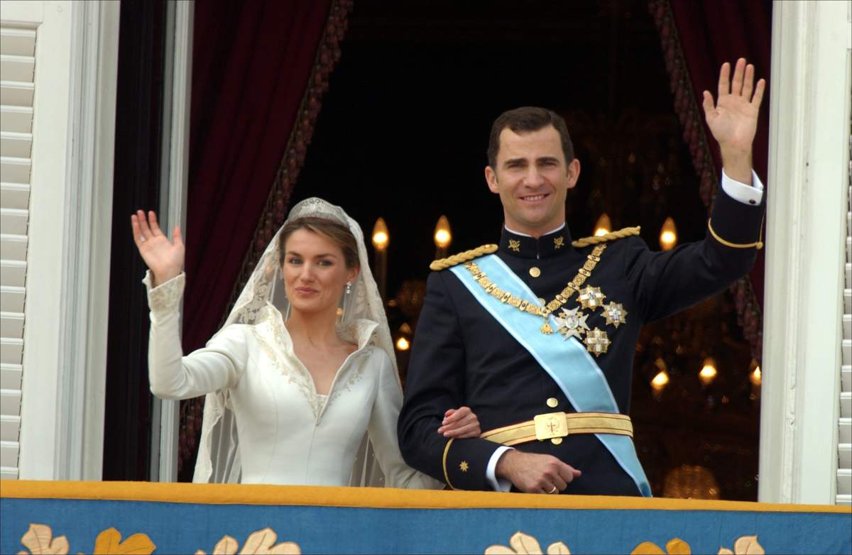 Letizia y Felipe, recién casados