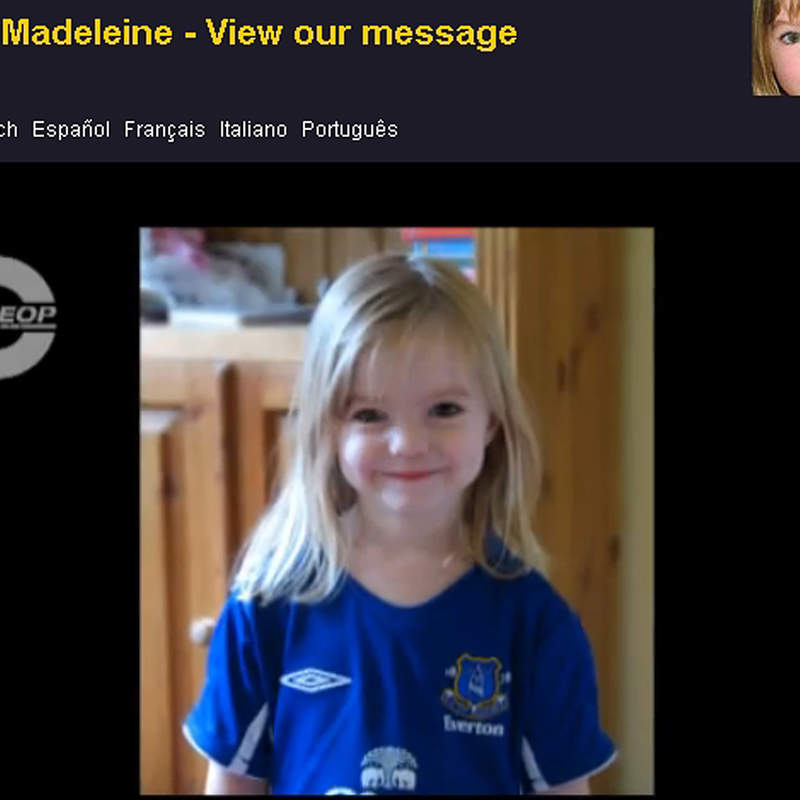 El principal sospechoso contra Maddie McCann a juicio: sus "brillantes ojos azules penetrantes" le delatan
