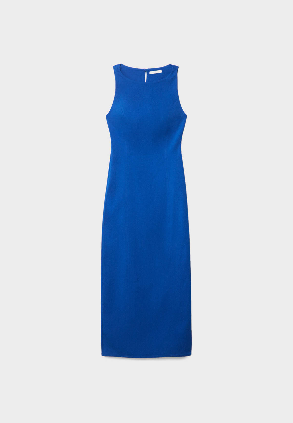 vestido azul stradivarius