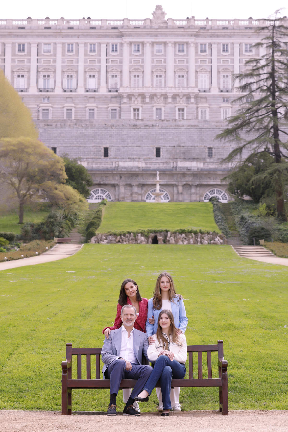 Felipe, Letizia, Leonor y Sofía