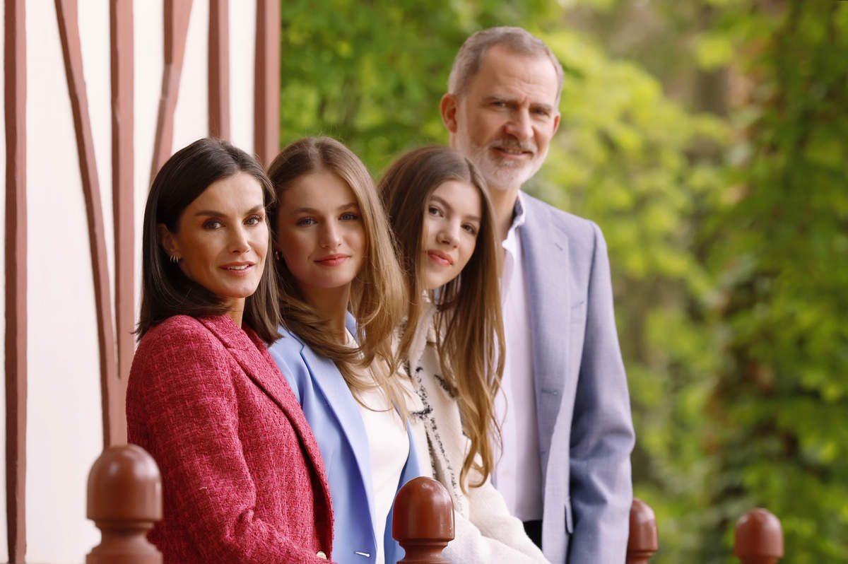 Felipe, Letizia, Leonor y Sofía