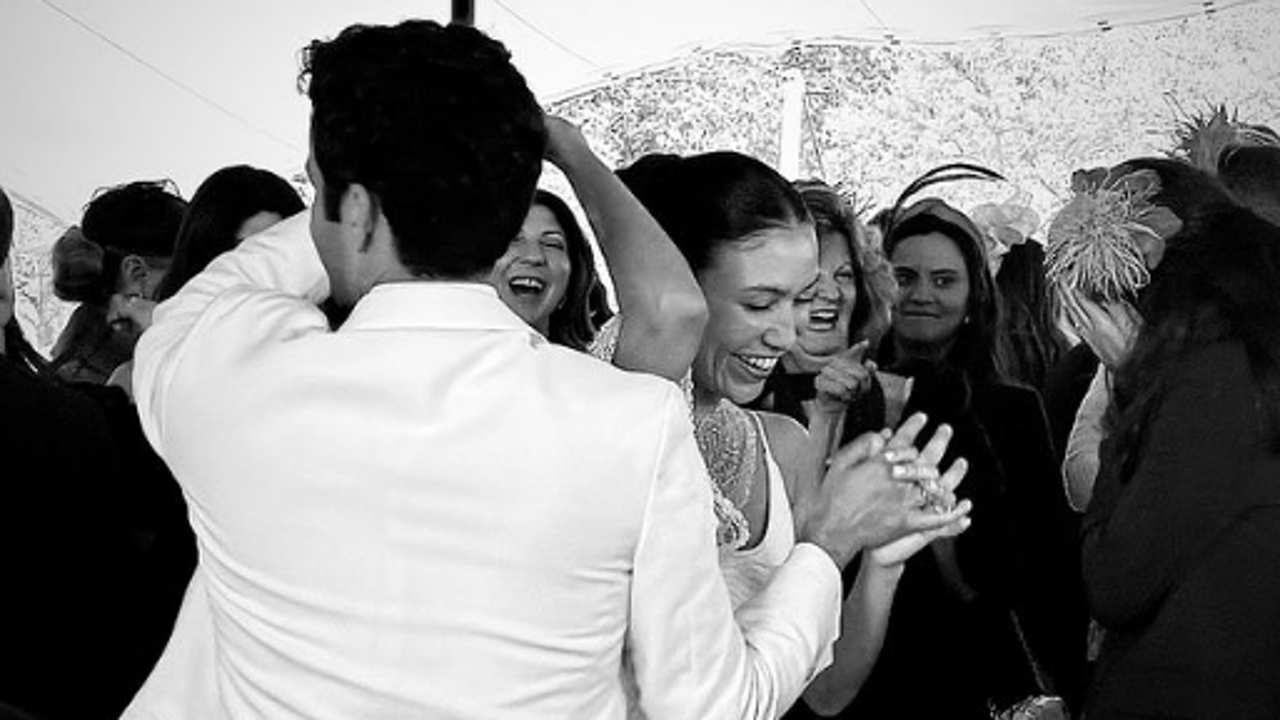 La influencer Melissa Villarreal enamora con su vestido de novia en su boda con Eduardo Zouein: clásico y con un top muy ajustado