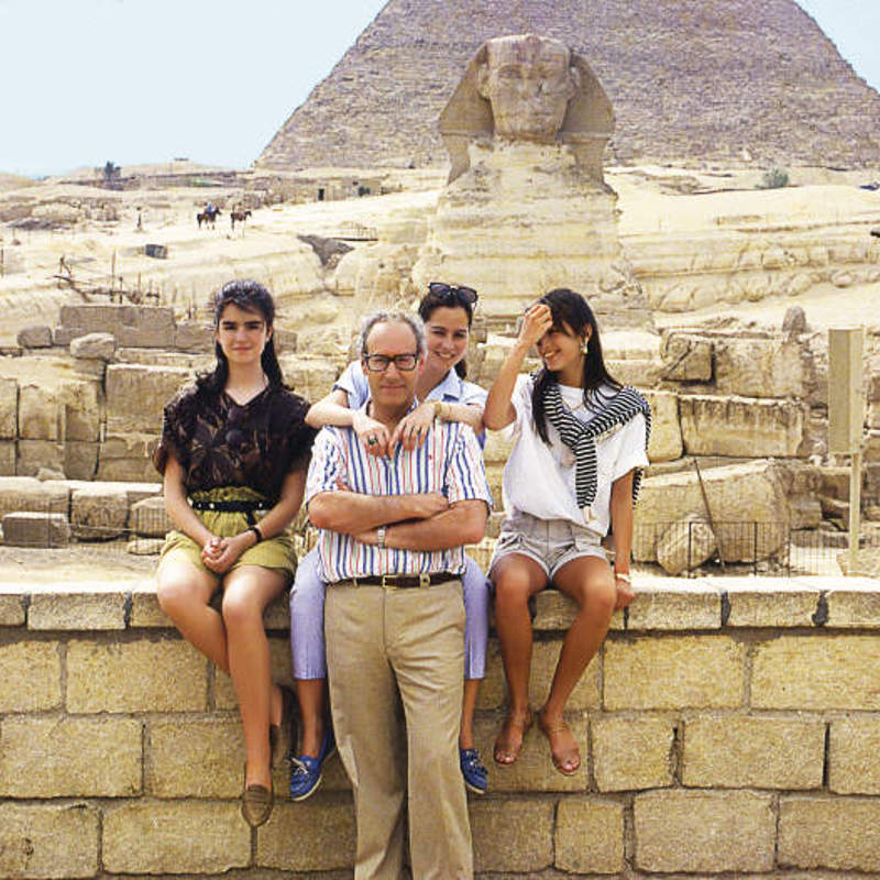 El álbum privado del viaje a Egipto de Isabel Preysler y Miguel Boyer junto a una adolescente Chábeli Iglesias 