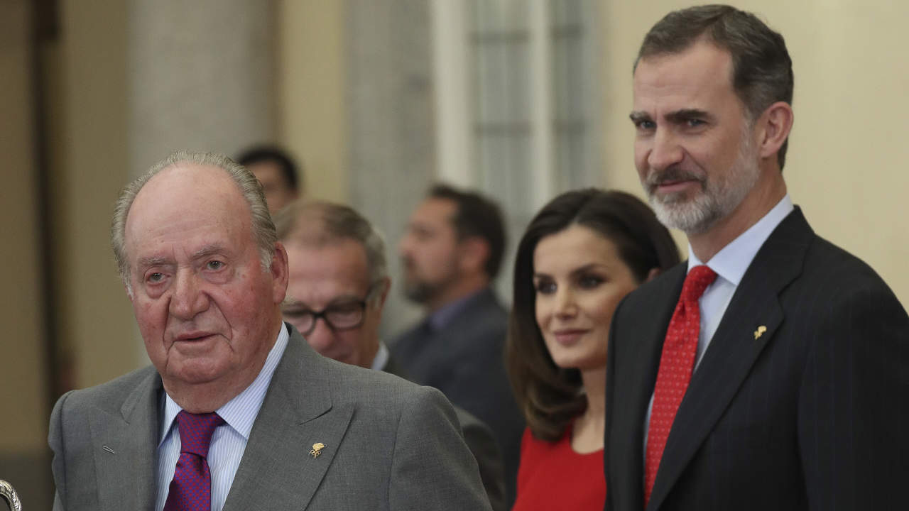 Juan Carlos, Felipe y Letizia