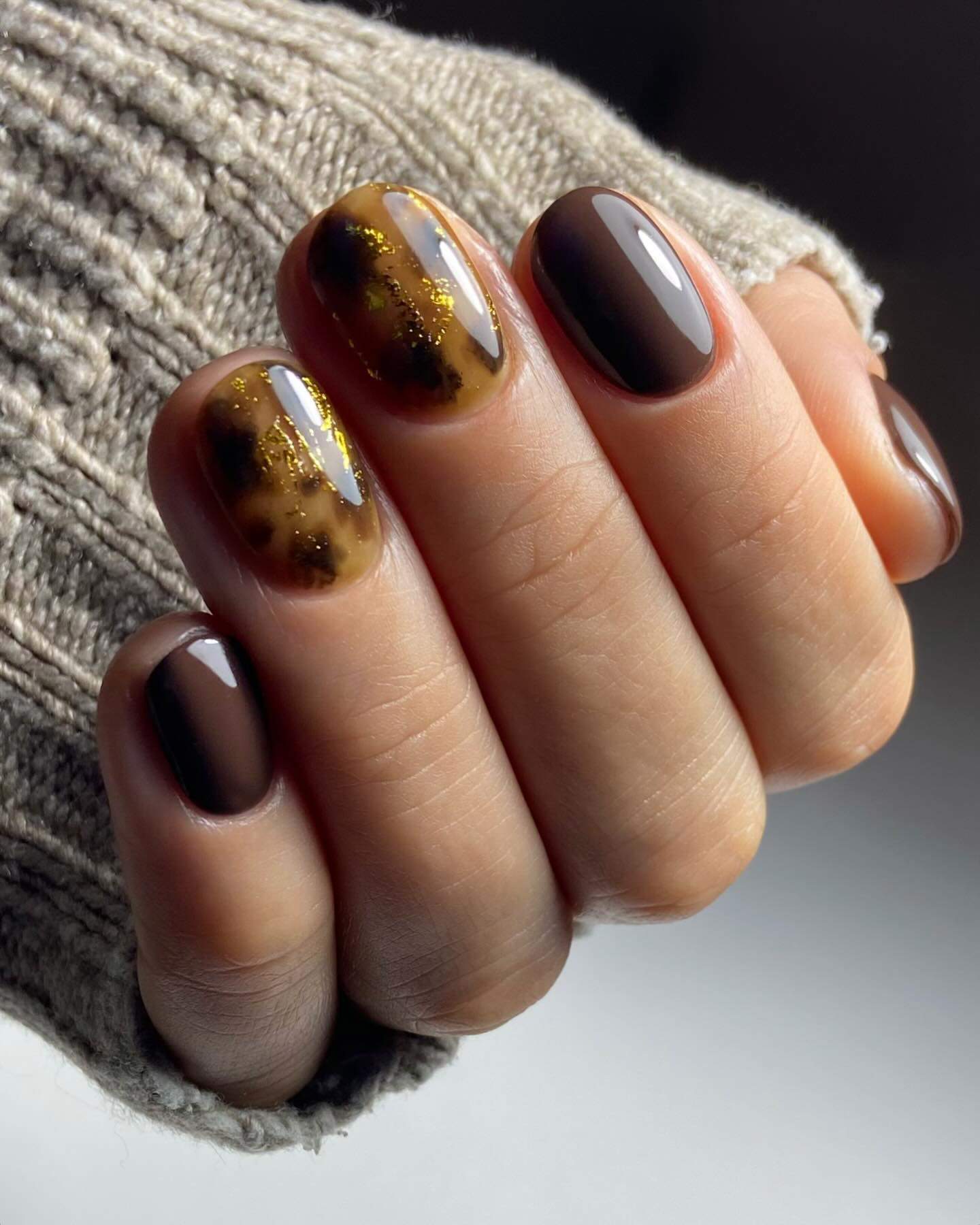 Manicura animal print