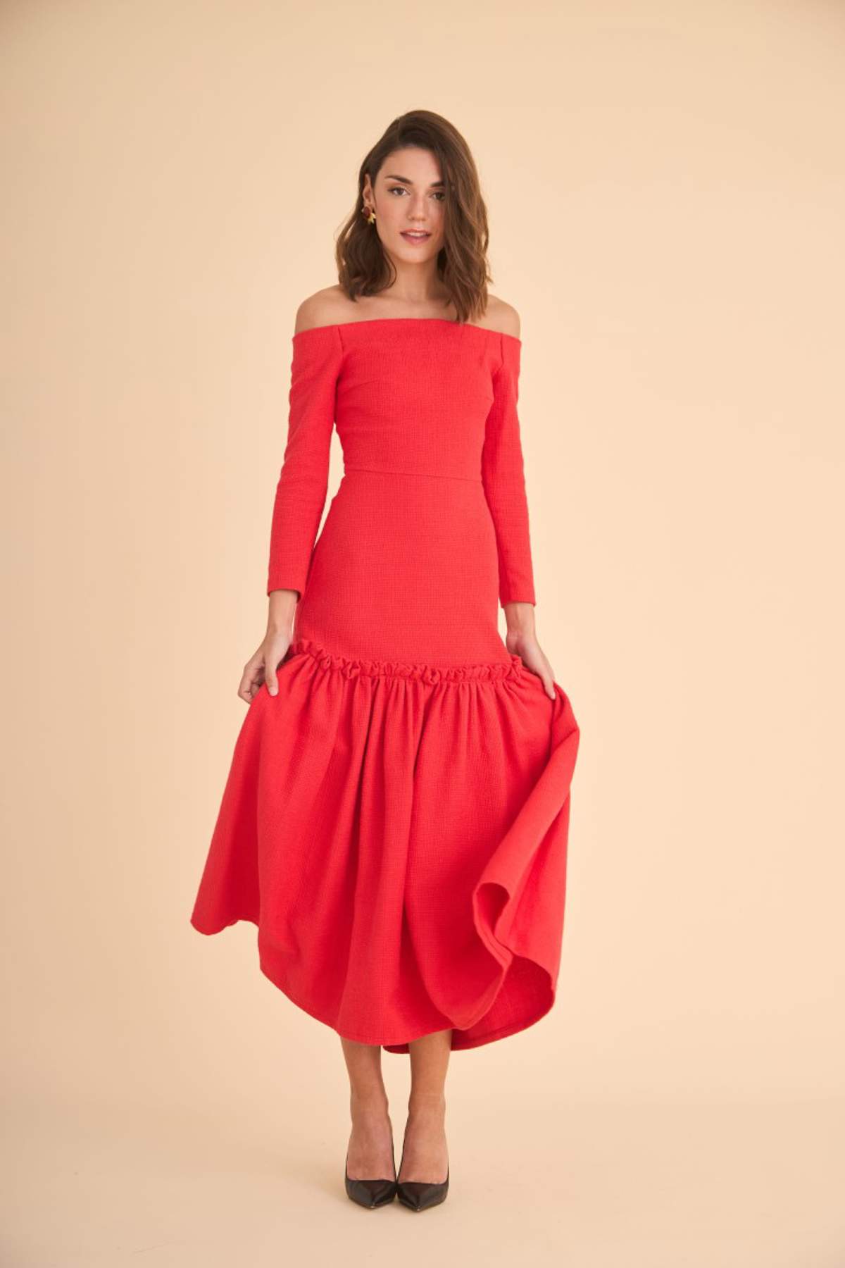 vestido rojo coosy