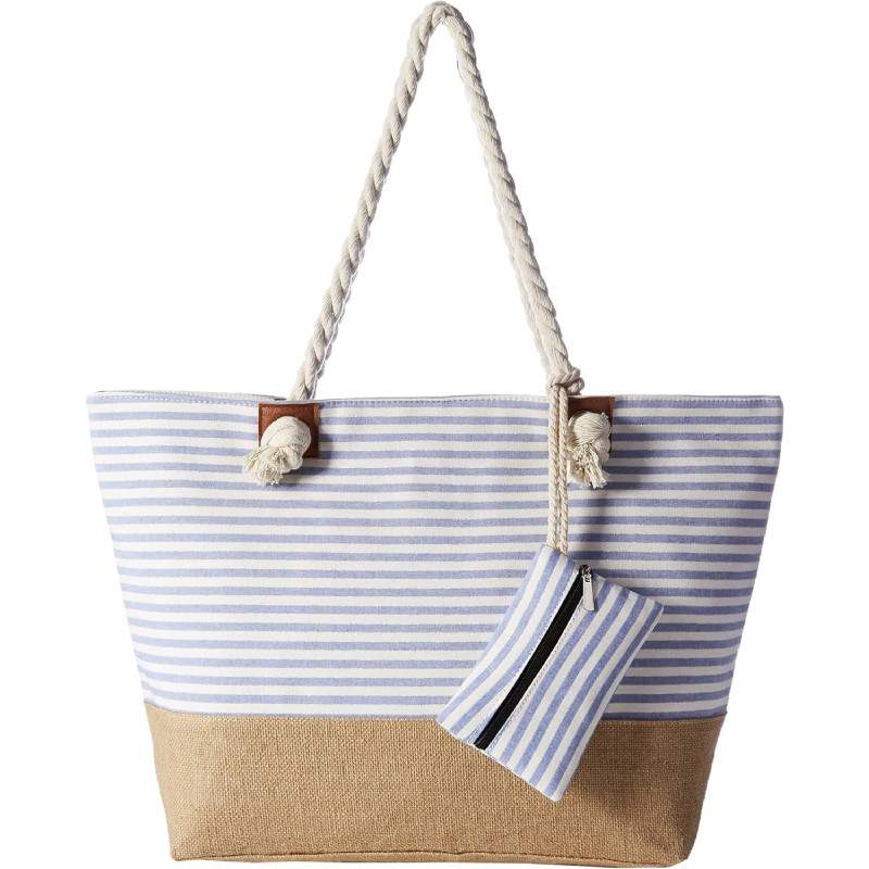 Bolso de playa grande con cremallera de DonDon