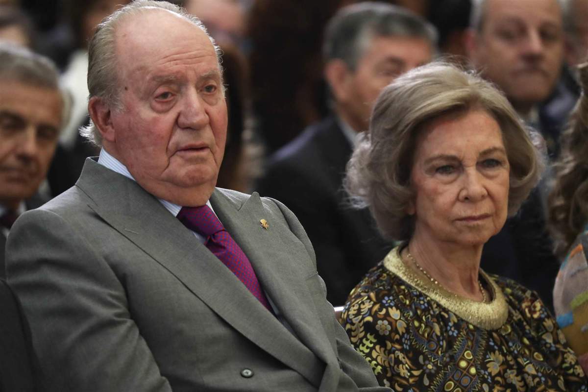 Reina Sofía y rey Juan Carlos de Borbón